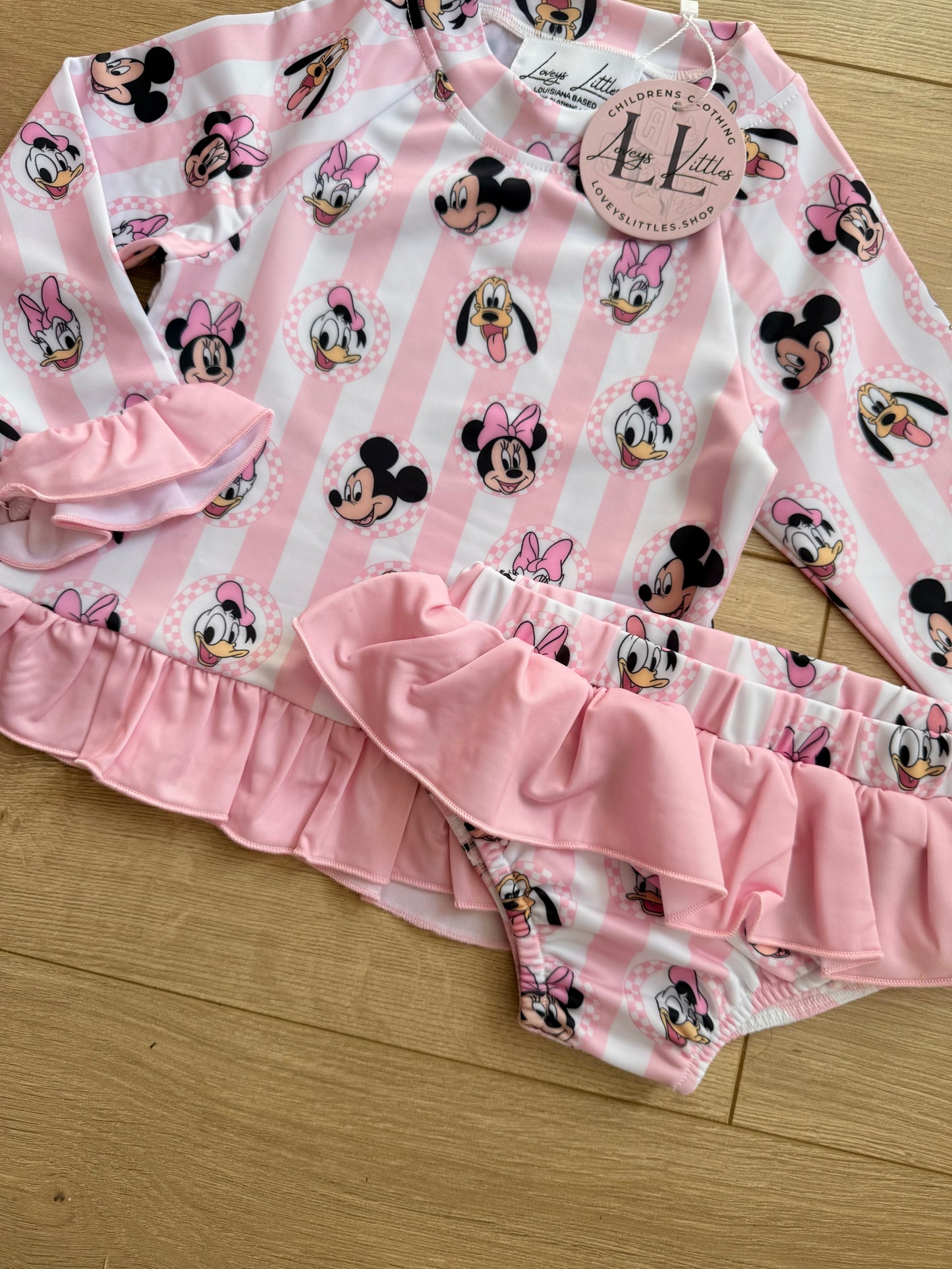 Mouse Pals Rashgaurd Swim Collection