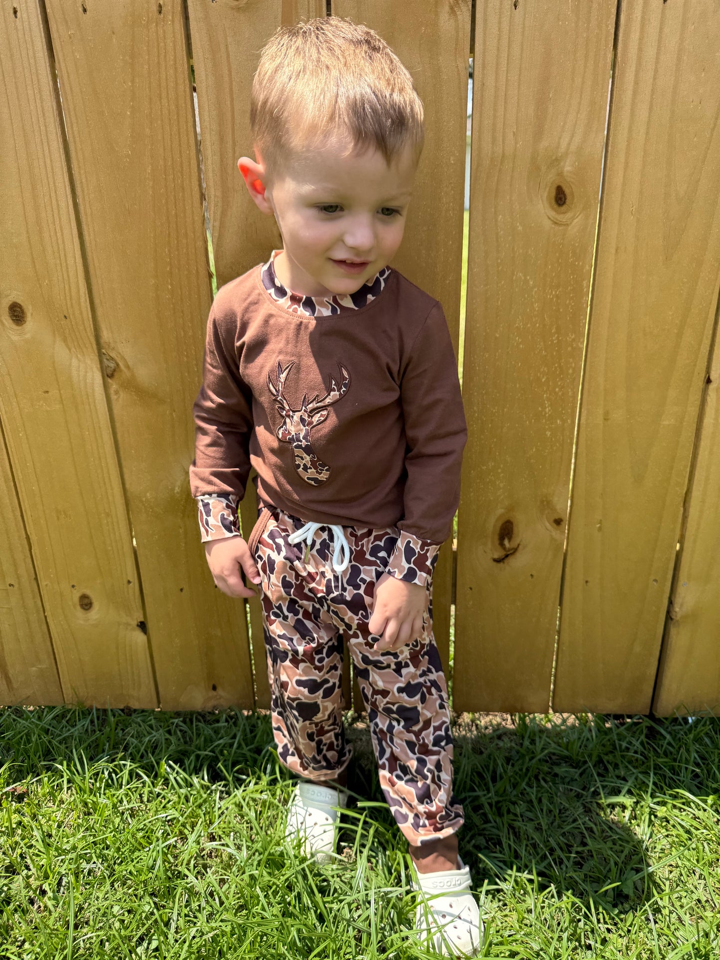 DEER CAMO JOGGERS SET
