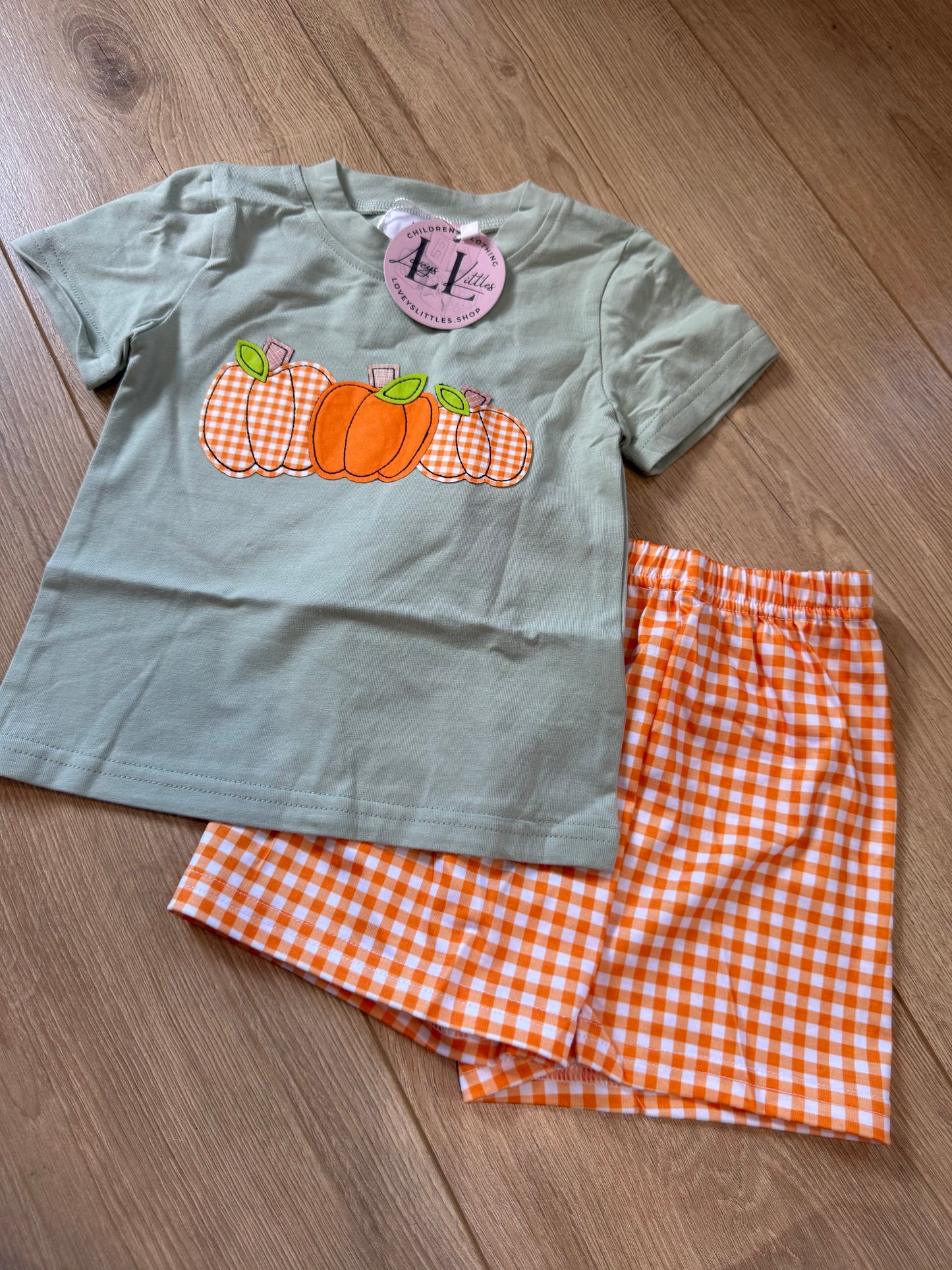 Sage Pumpkin Trio Boy Set