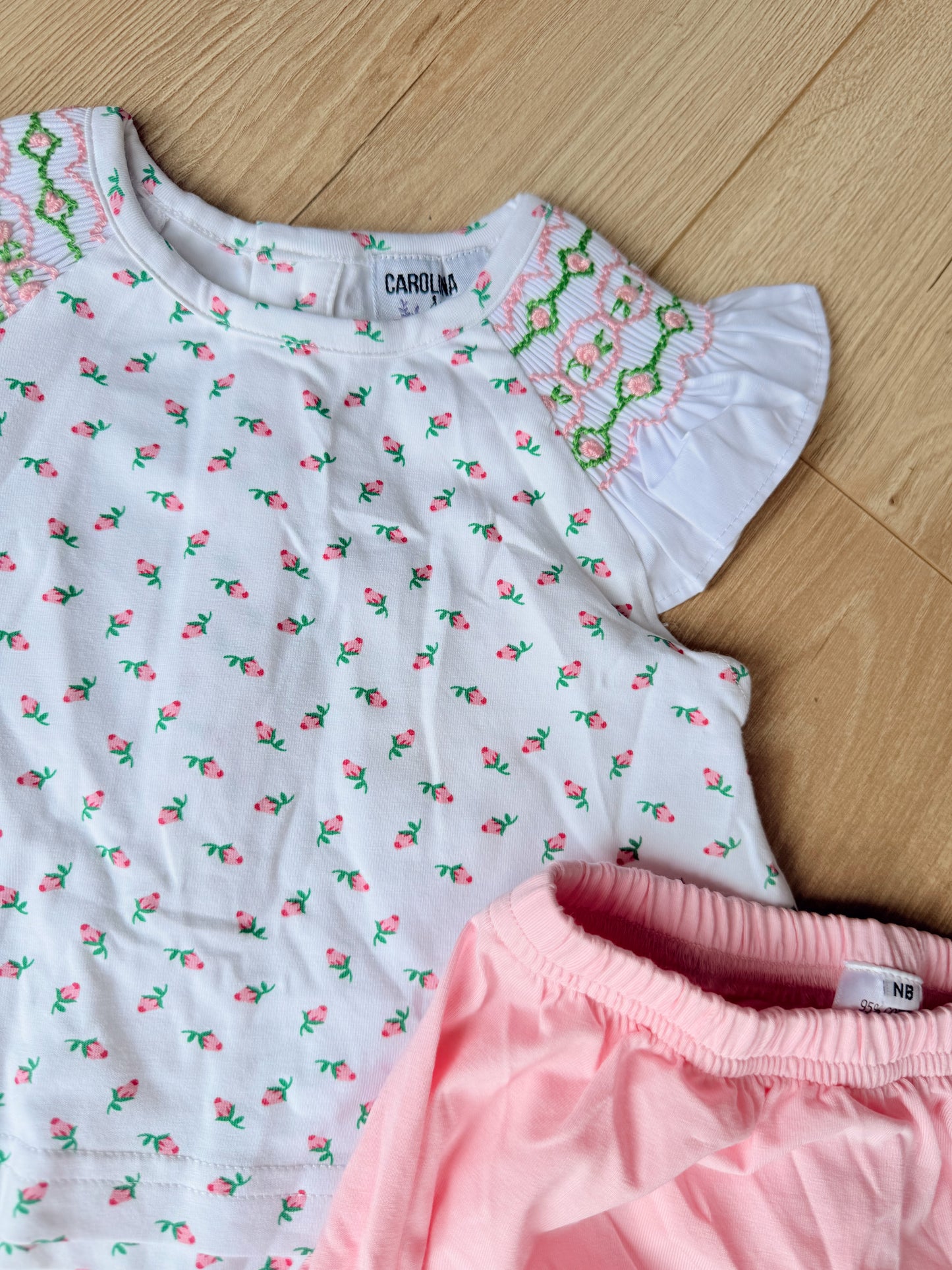 Rosebud Smock Bloomer Set
