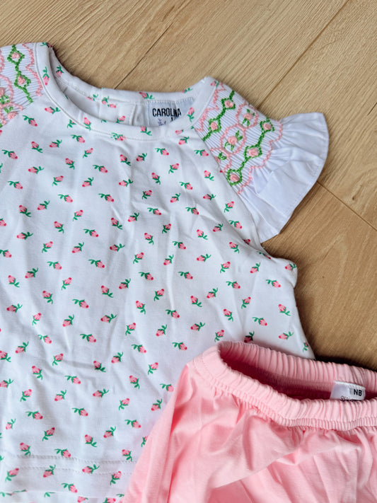 Rosebud Smock Bloomer Set