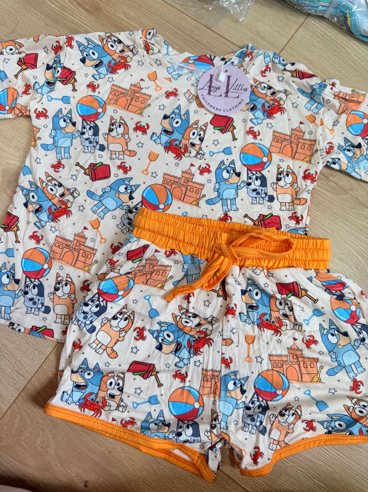 BLUE DOG SUMMER BAMBOO