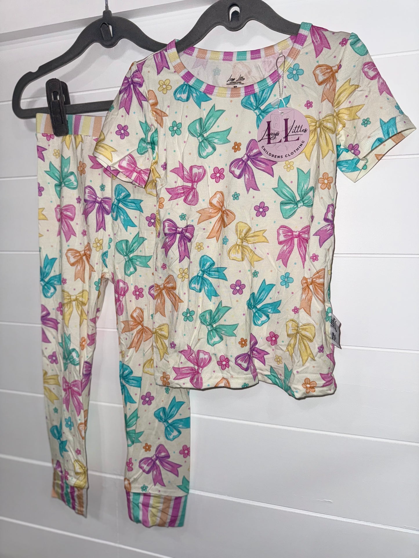 PASTEL BOWS - BAMBOO