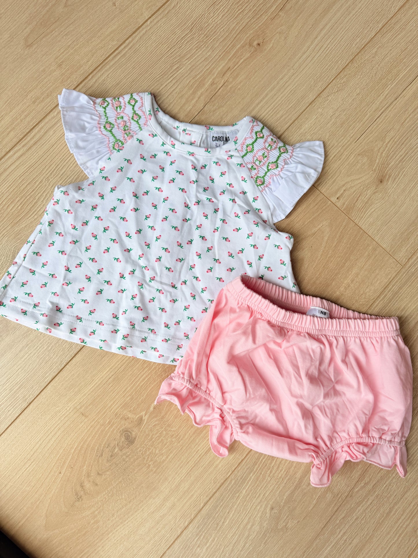 Rosebud Smock Bloomer Set