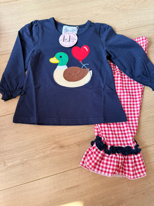 Duck Heart Girl Set