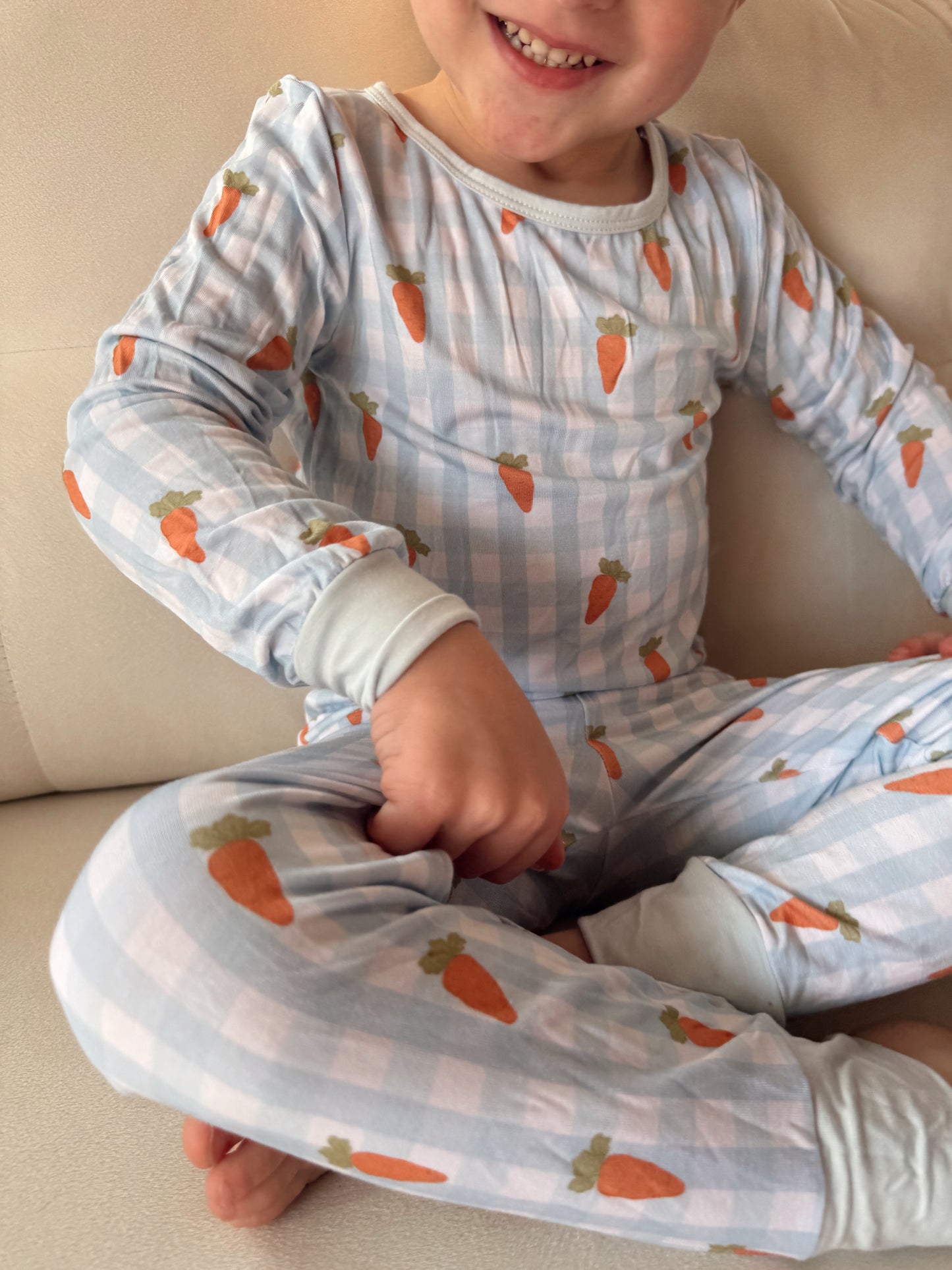 Gingham Carrots BAMBOO