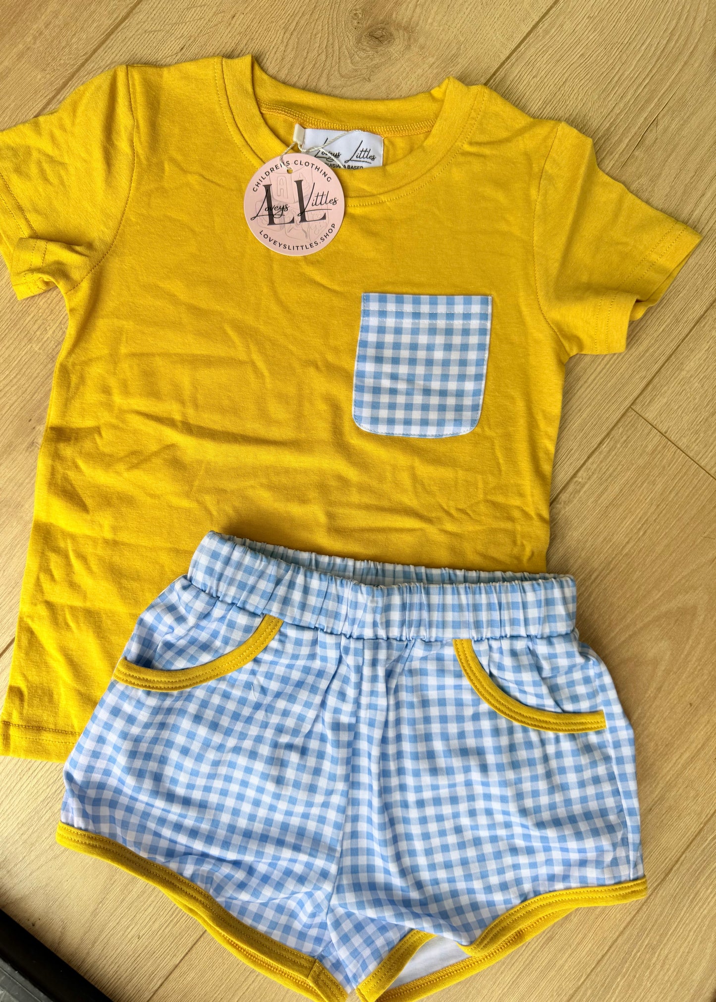 Mustard Yellow & Blue Floral Collection