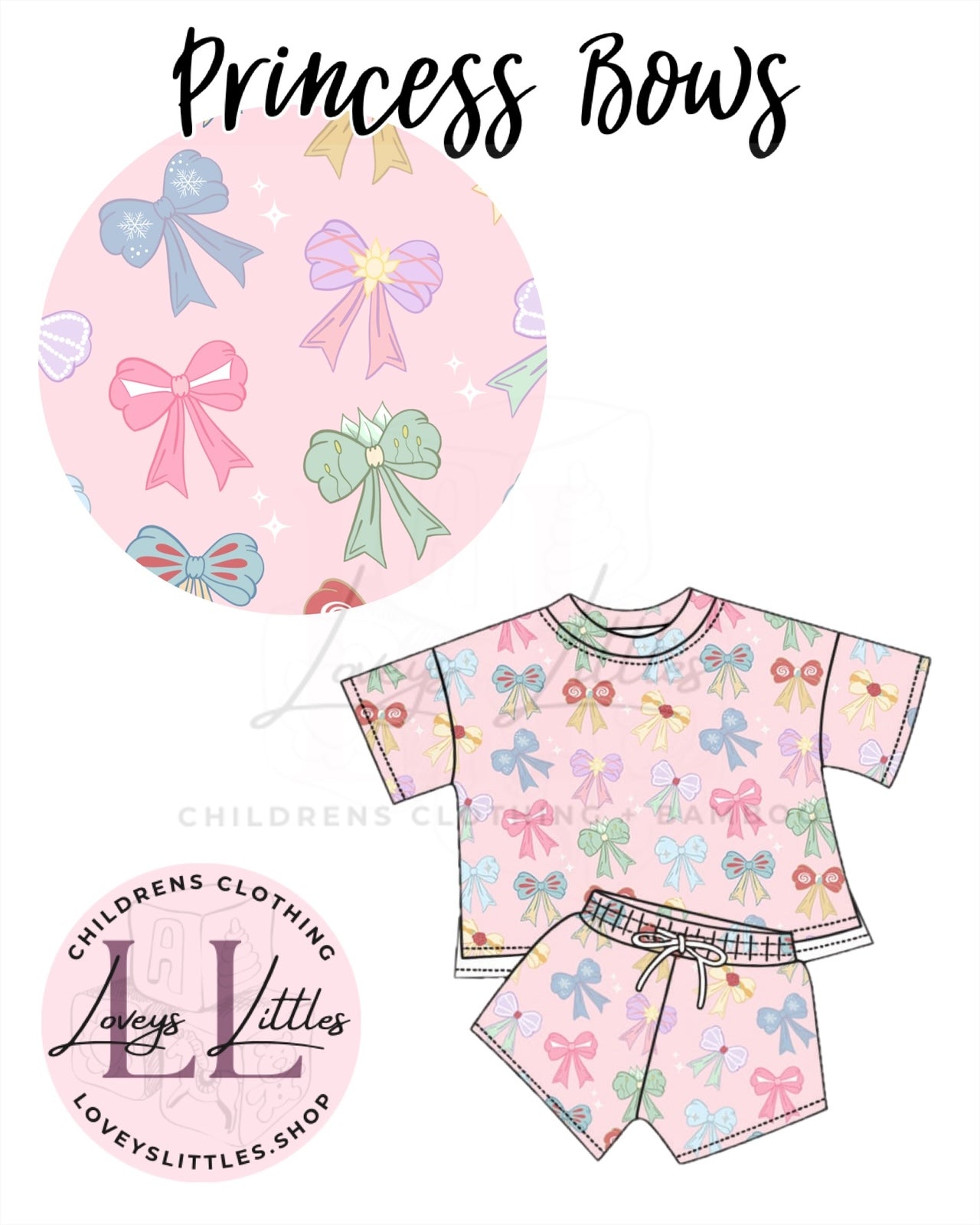 WAFFLE KNIT (PRINCESS BOWS) SETS PREORDER - ETA JUNE