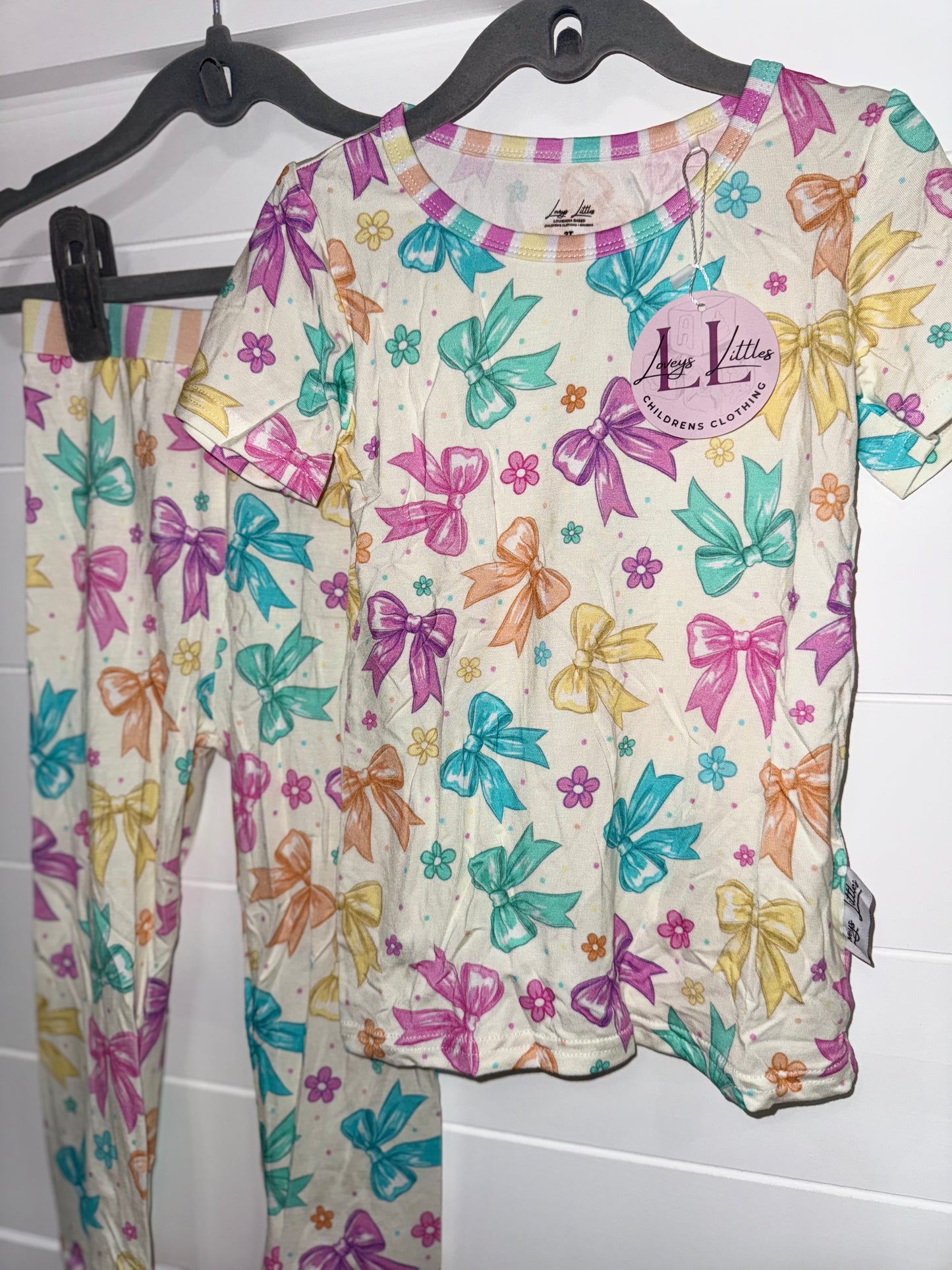 PASTEL BOWS - BAMBOO