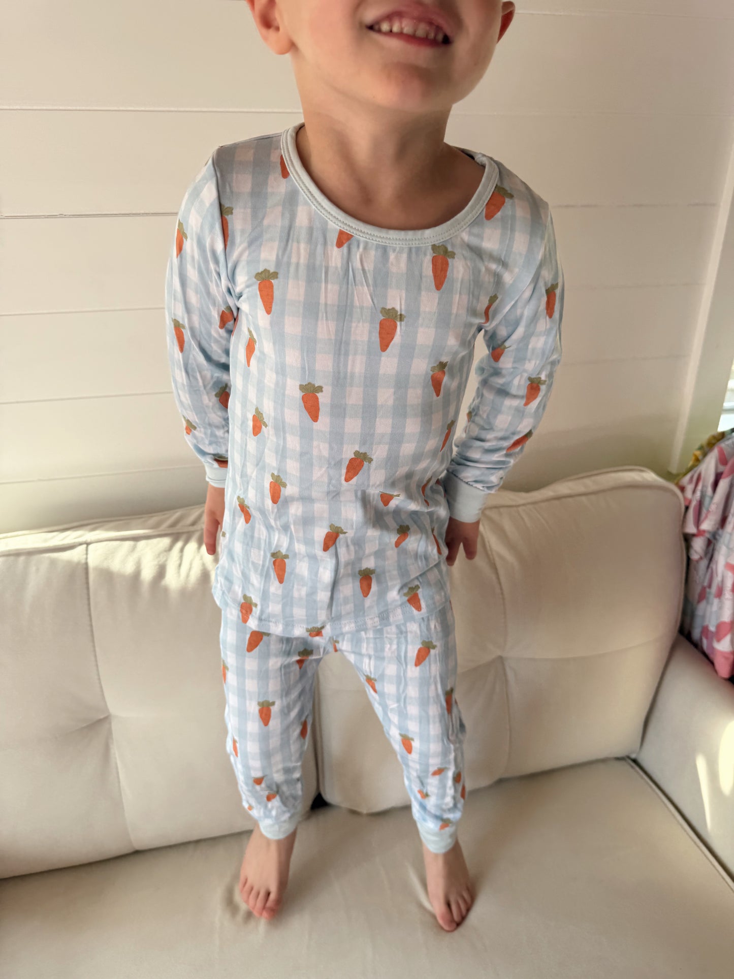 Gingham Carrots BAMBOO