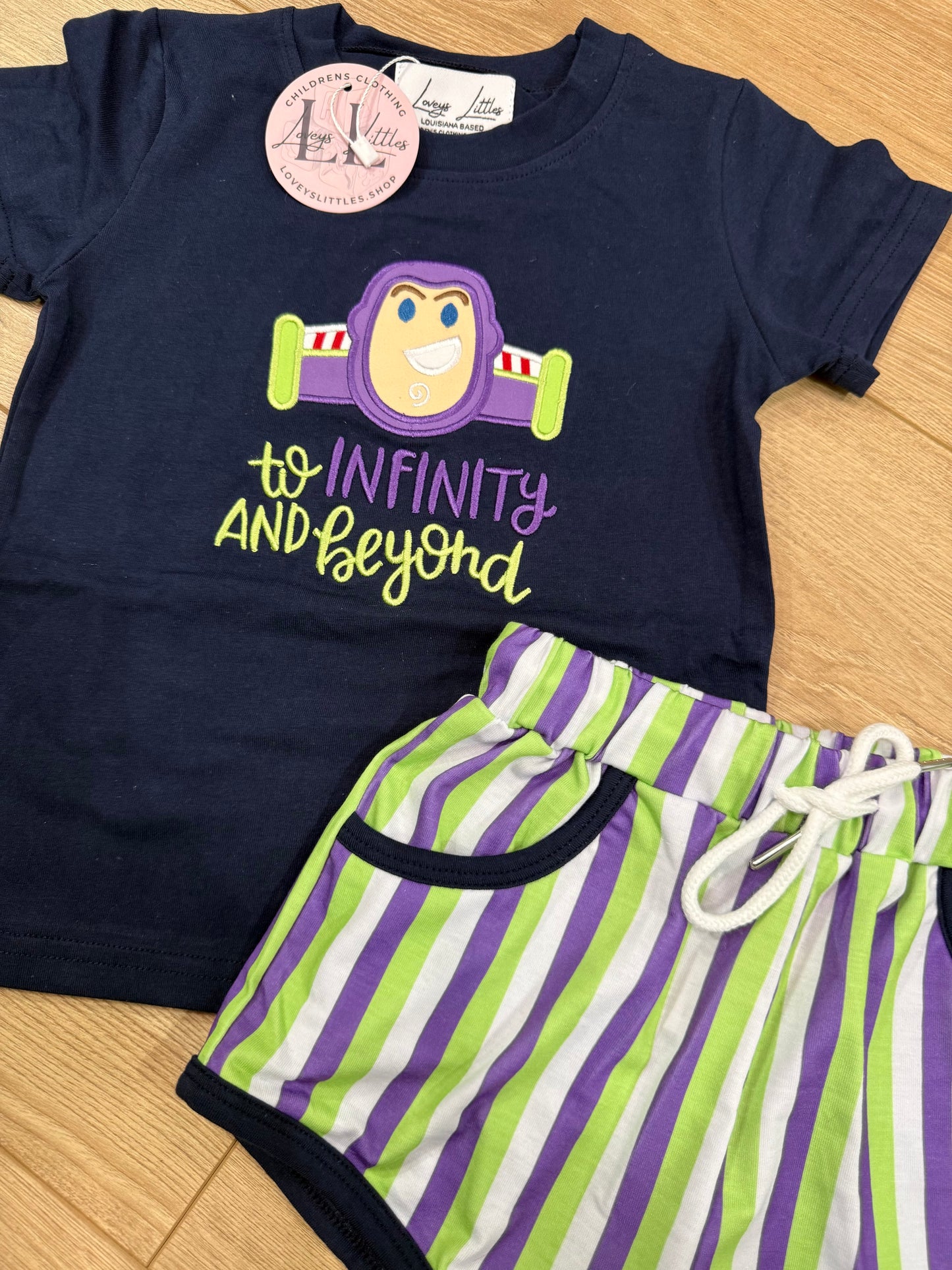 Infinity and Beyond Boy Short Set