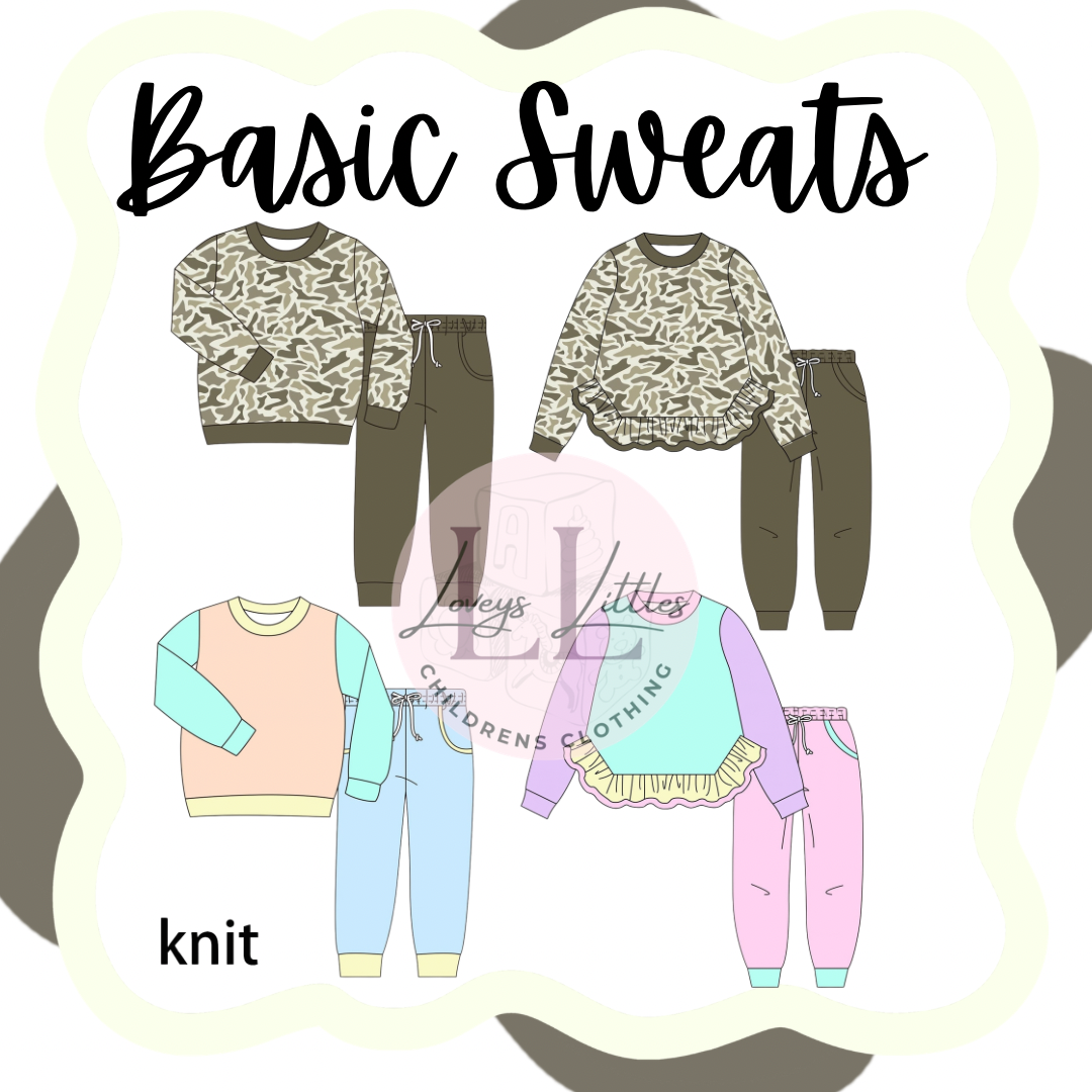 Camo Basic Sweat Set