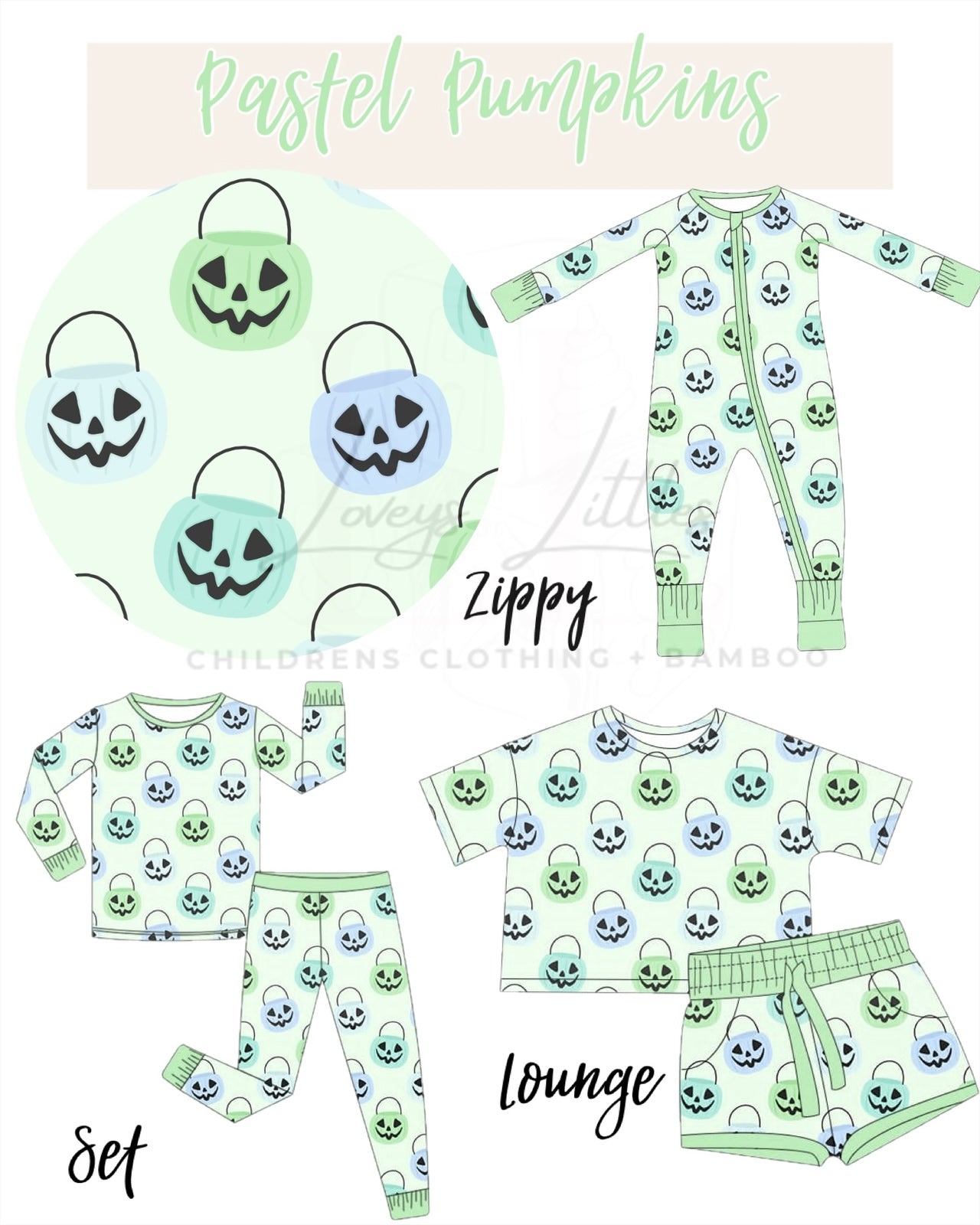 Pastel Pumpkins BAMBOO - PREORDER ETA SEPT