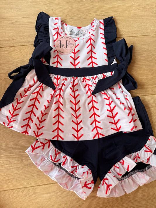 Navy Baseball Stitches Set