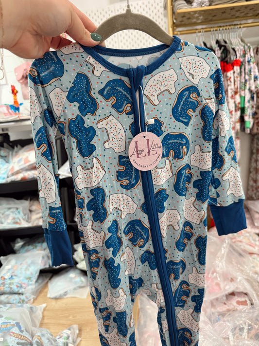 Blue Frosted Cookies- BAMBOO