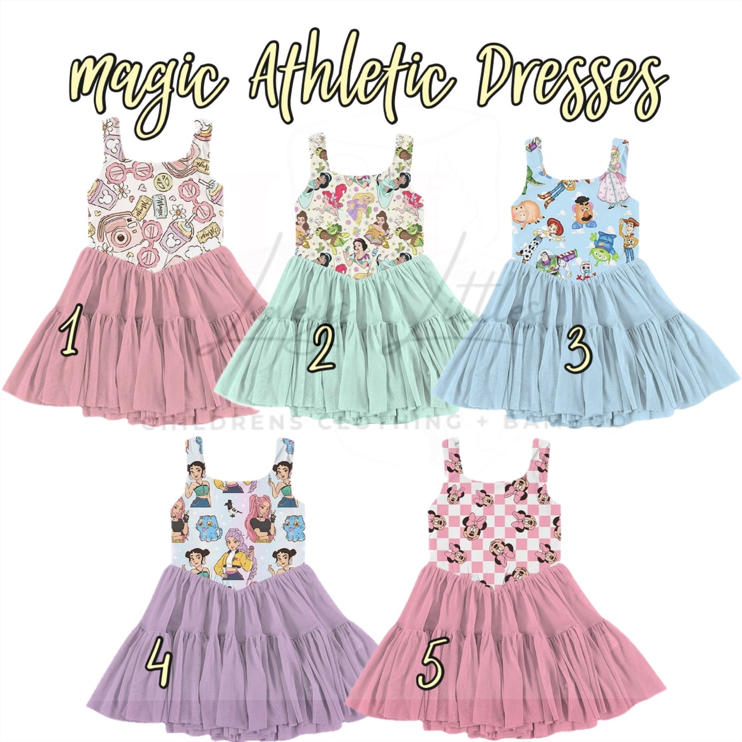 Magic Athletic Dresses PREORDER - ETA NOV