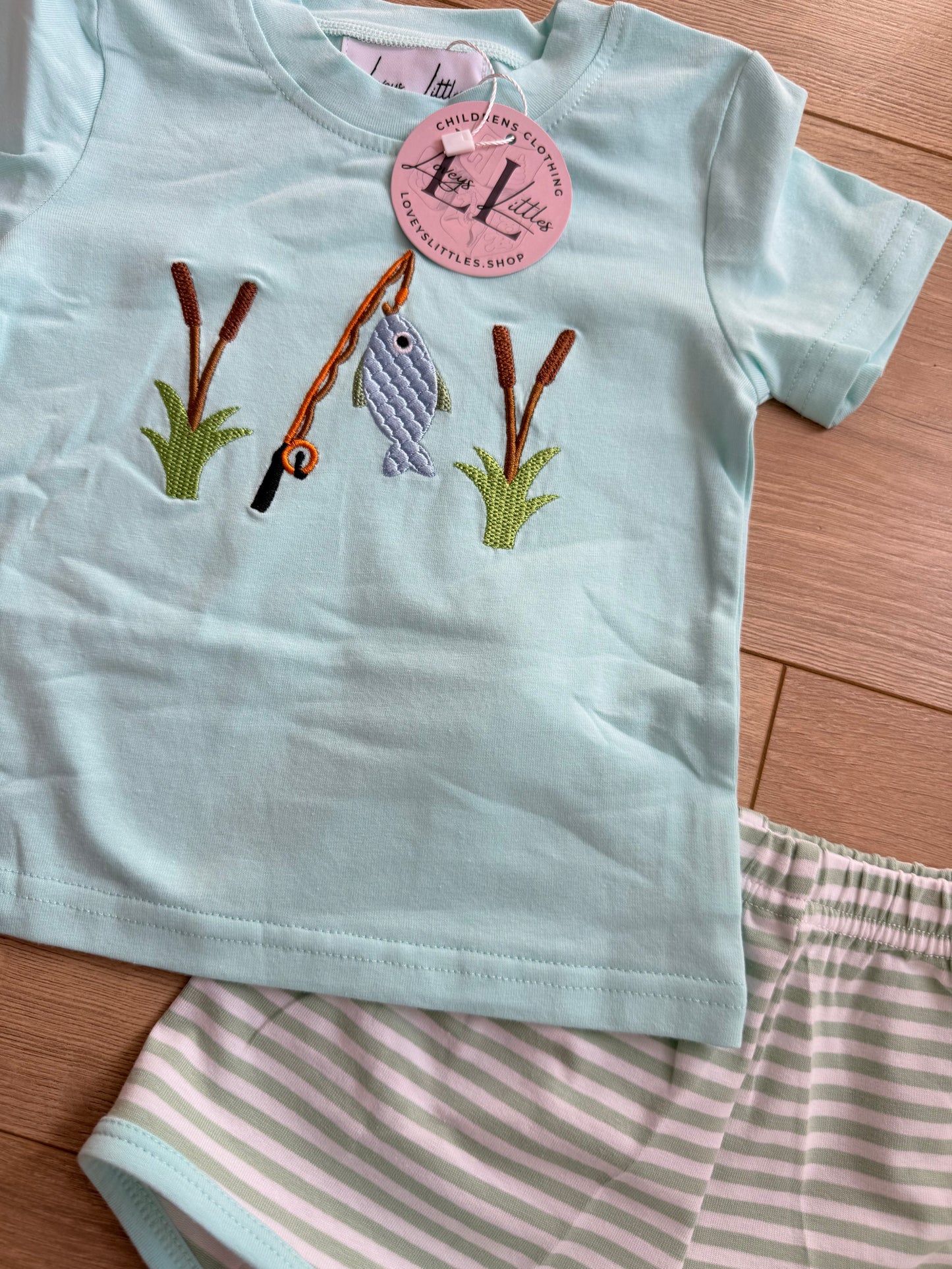 Fishing Pole Short Set
