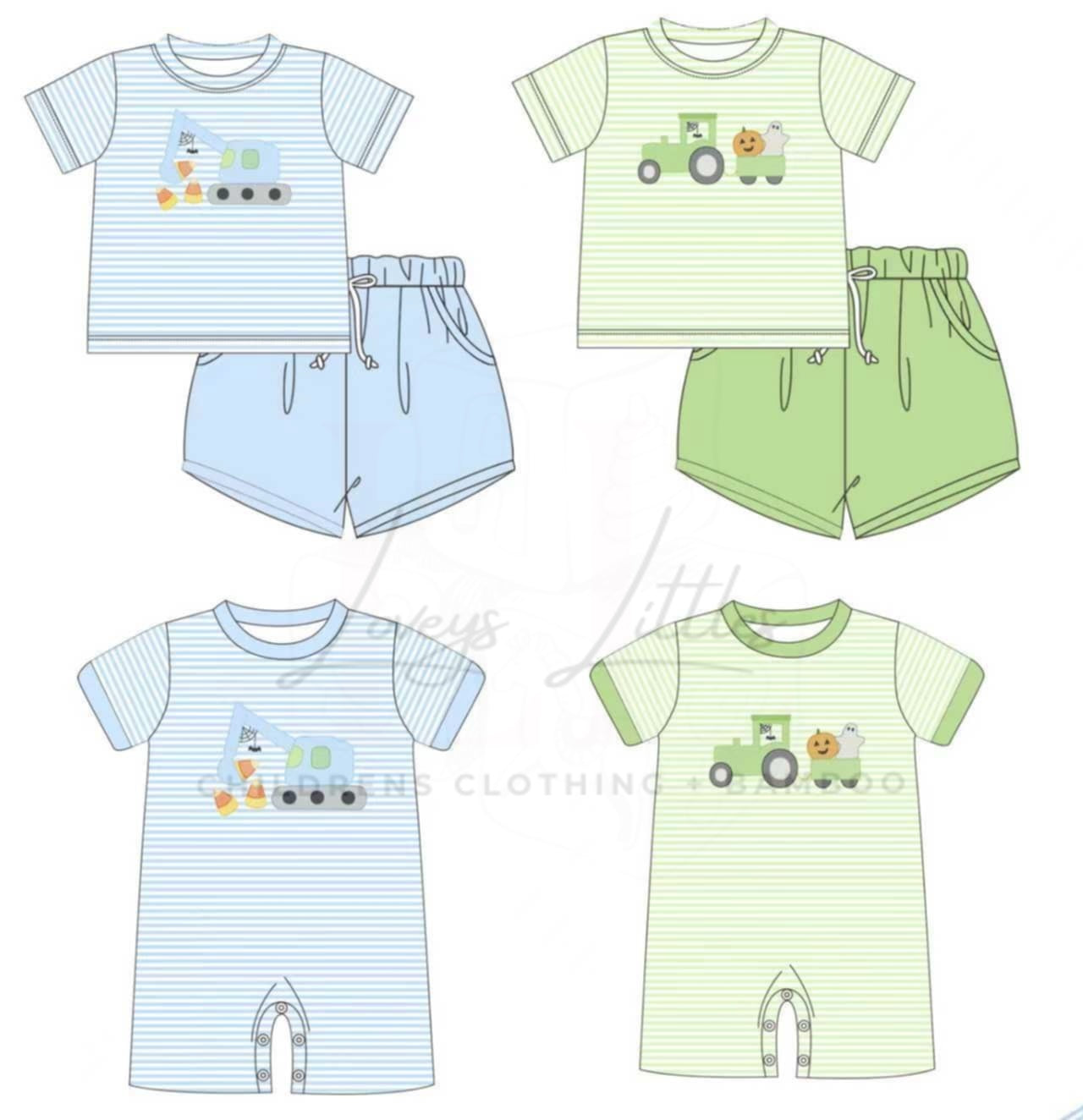 Blue & Green Fall Tractor Collection PREORDER