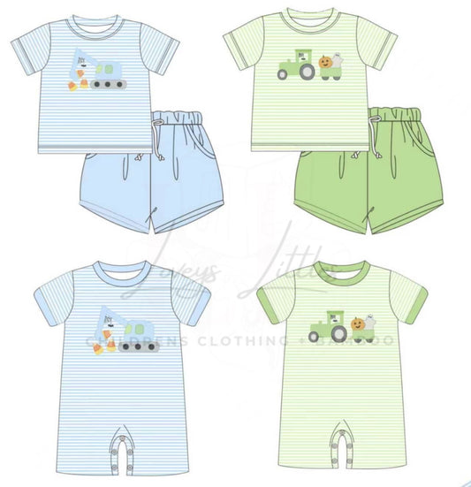 Blue & Green Fall Tractor Collection PREORDER