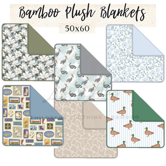 Southern Charm BAMBOO Plush Blankets 50x60 PREORDER- ETA AUGUST