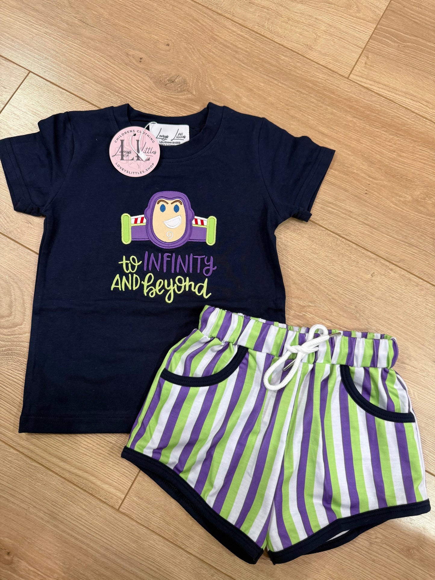 Infinity and Beyond Boy Short Set