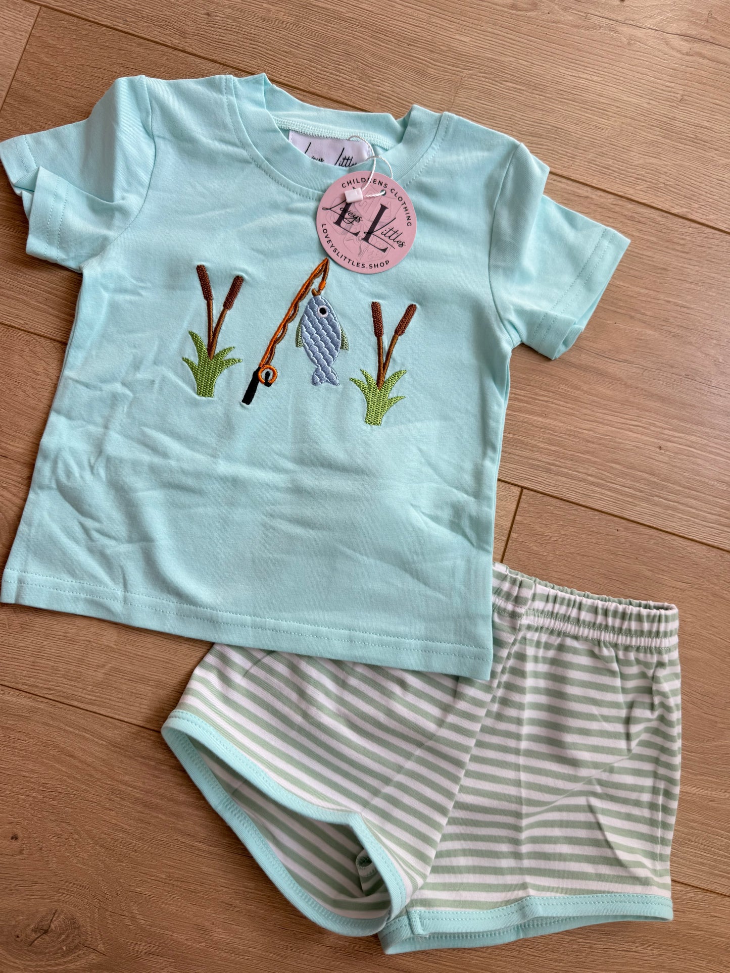 Fishing Pole Short Set