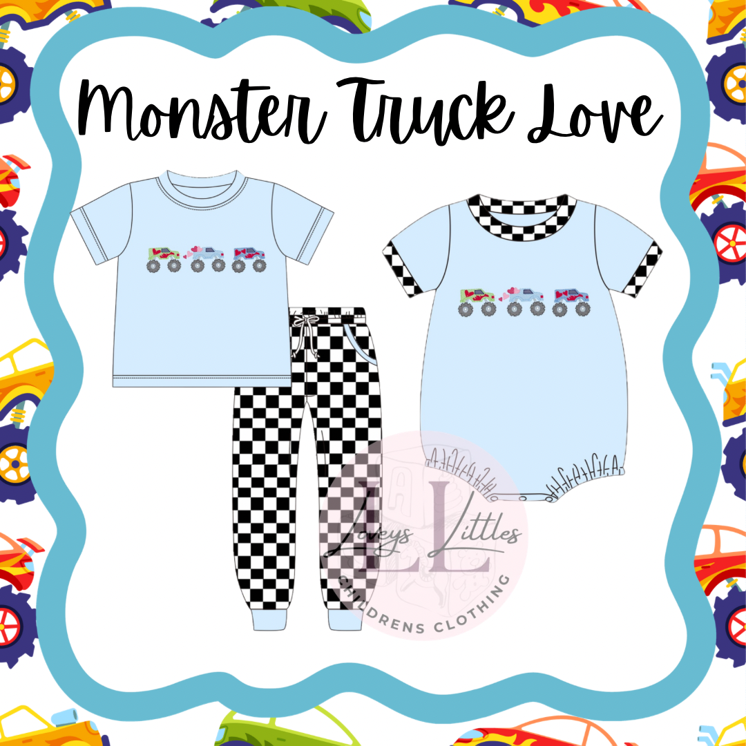 Monster Truck Love Set
