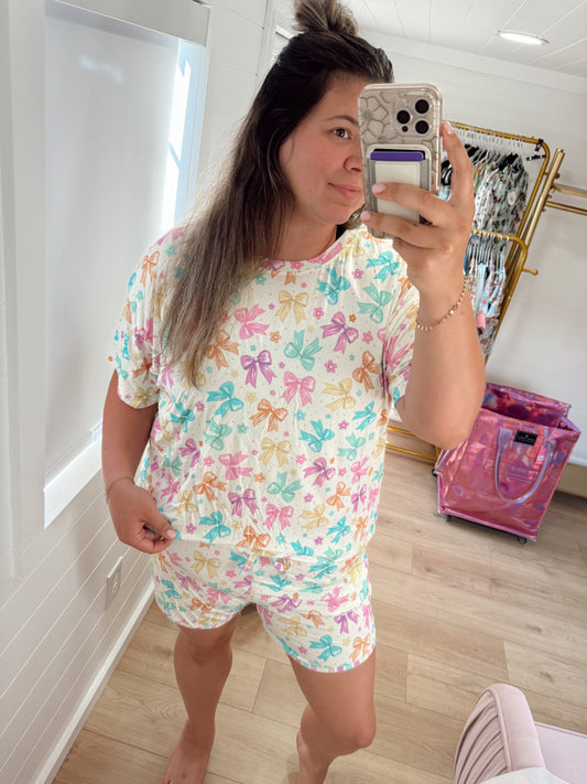 PASTEL BOWS - BAMBOO