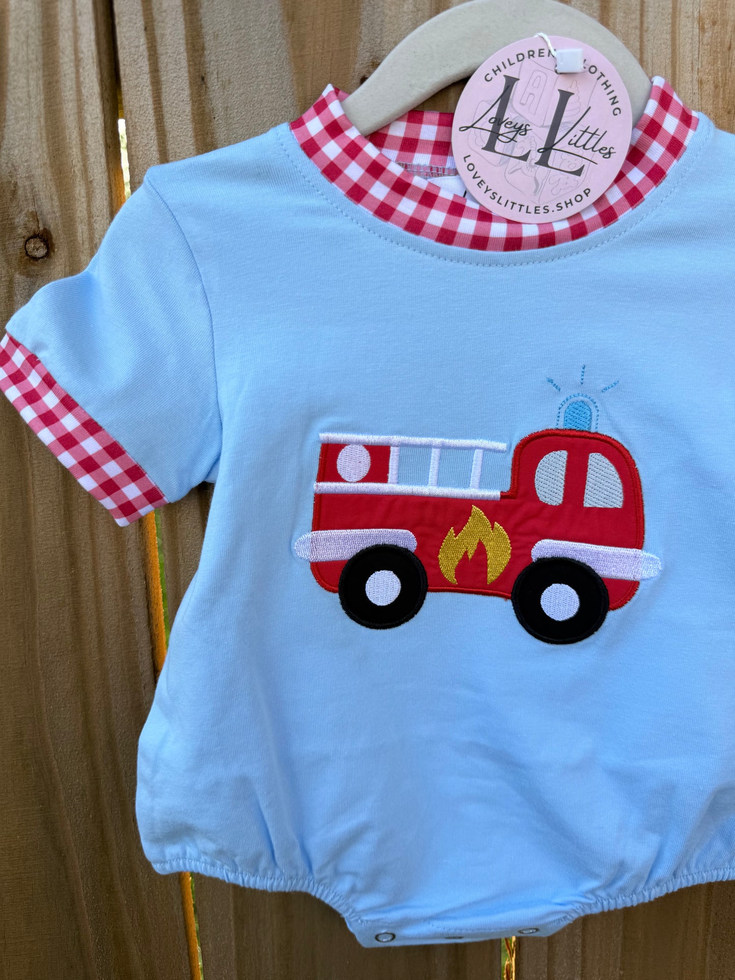 Fire Truck Boy Bubble