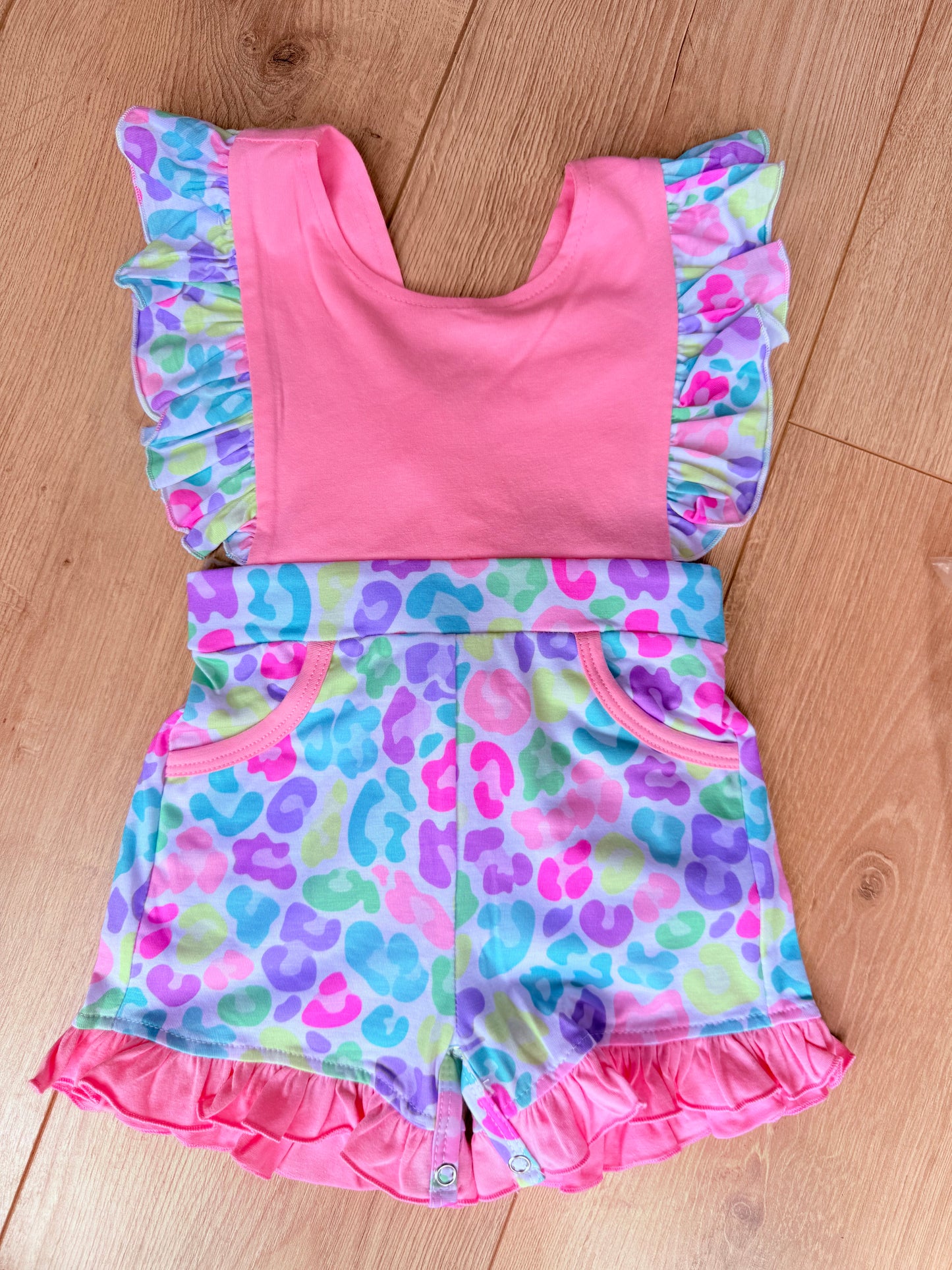 Pastel Cheetah Romper