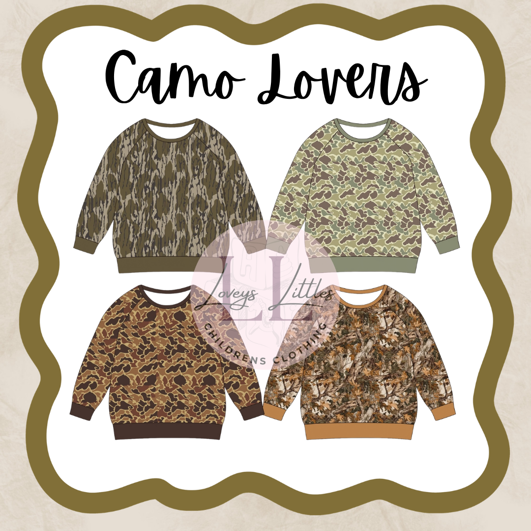 Camo Lovers Pullovers
