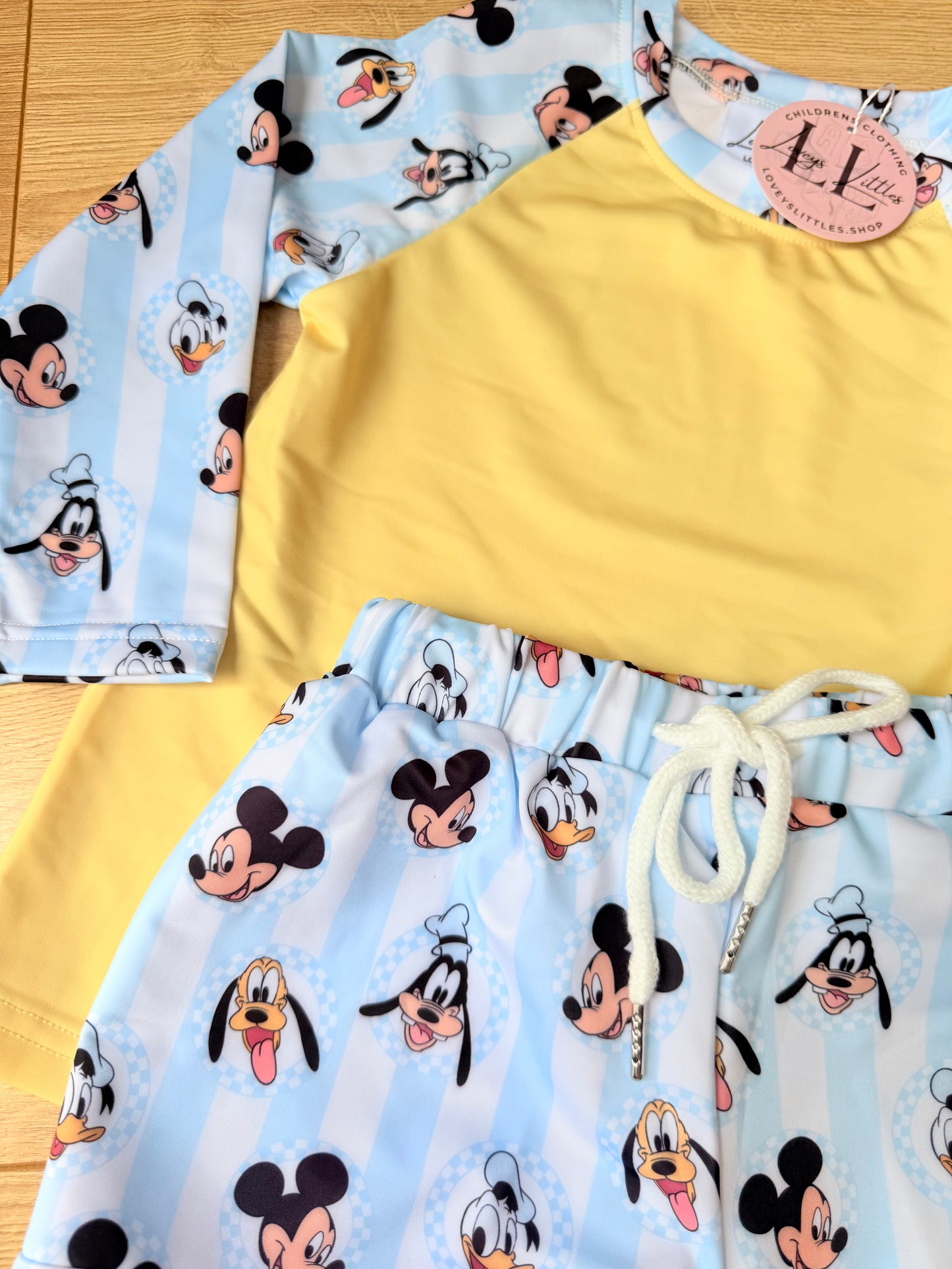 Mouse Pals Rashgaurd Swim Collection