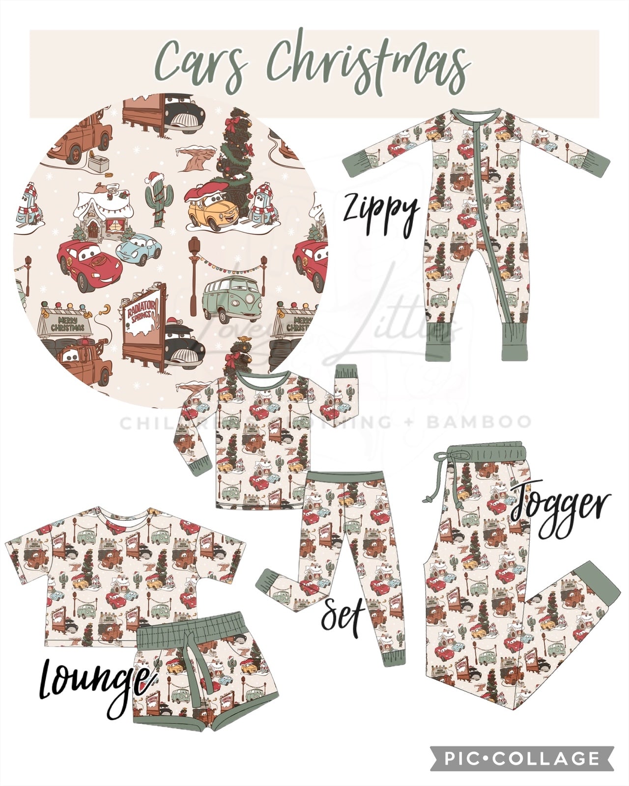 Cars Christmas BAMBOO- PREORDER ETA OCT