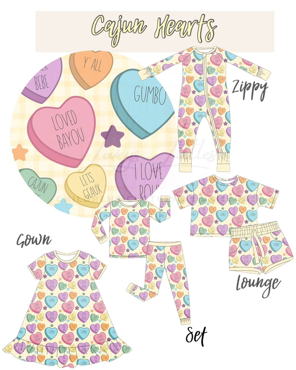 Cajun Hearts BAMBOO - PREORDER ETA JAN