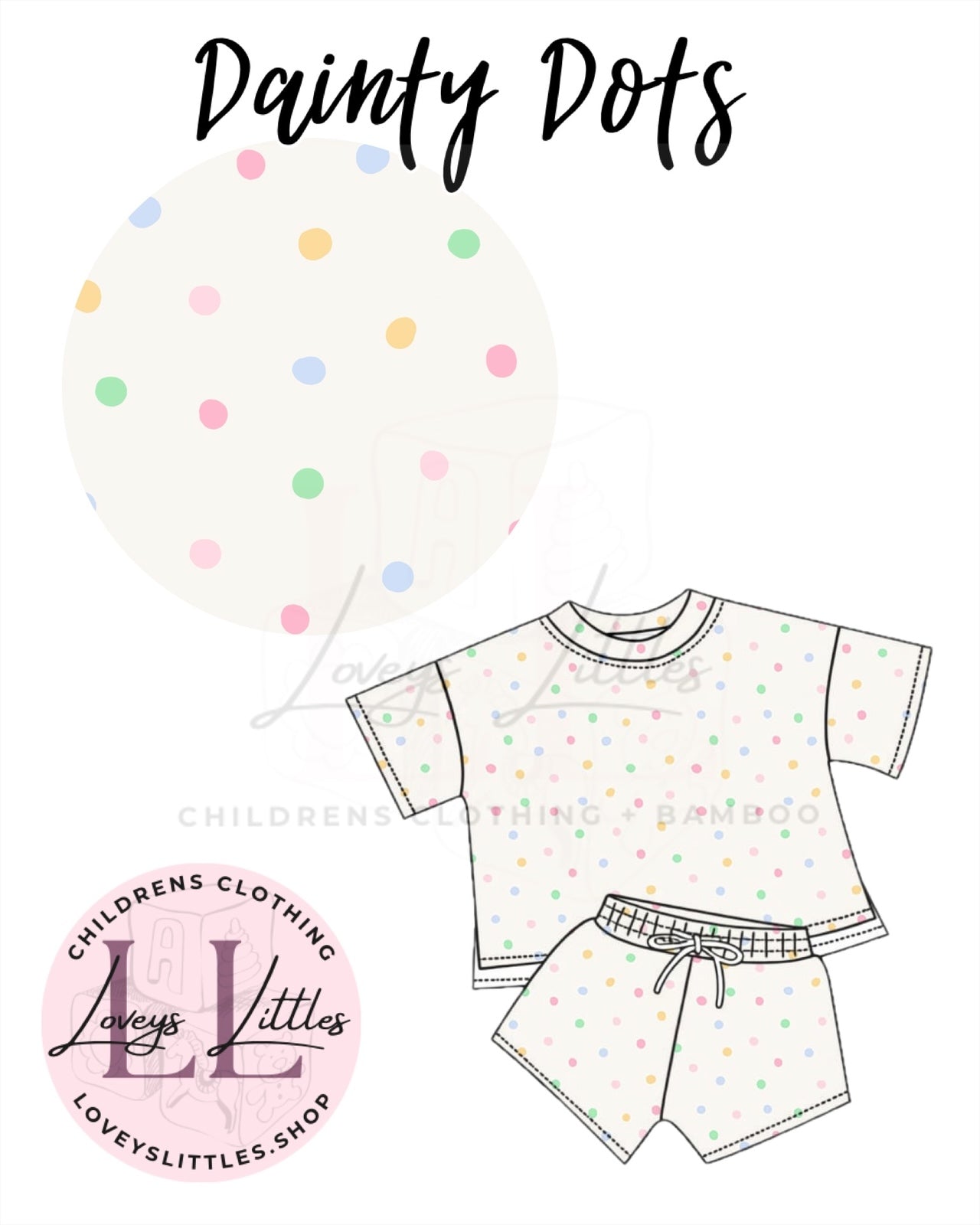 WAFFLE KNIT (DAINTY DOTS) SETS PREORDER - ETA JUNE