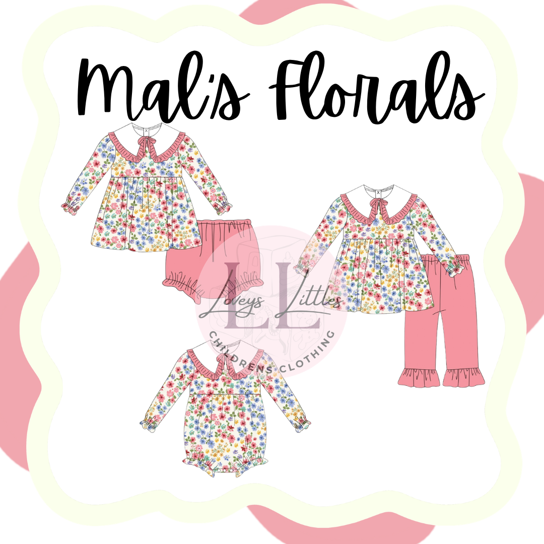 Mal’s Florals Bloomer Set
