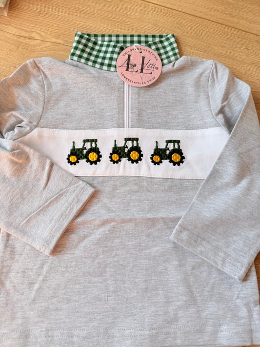 Tractor Zip Up Pullover