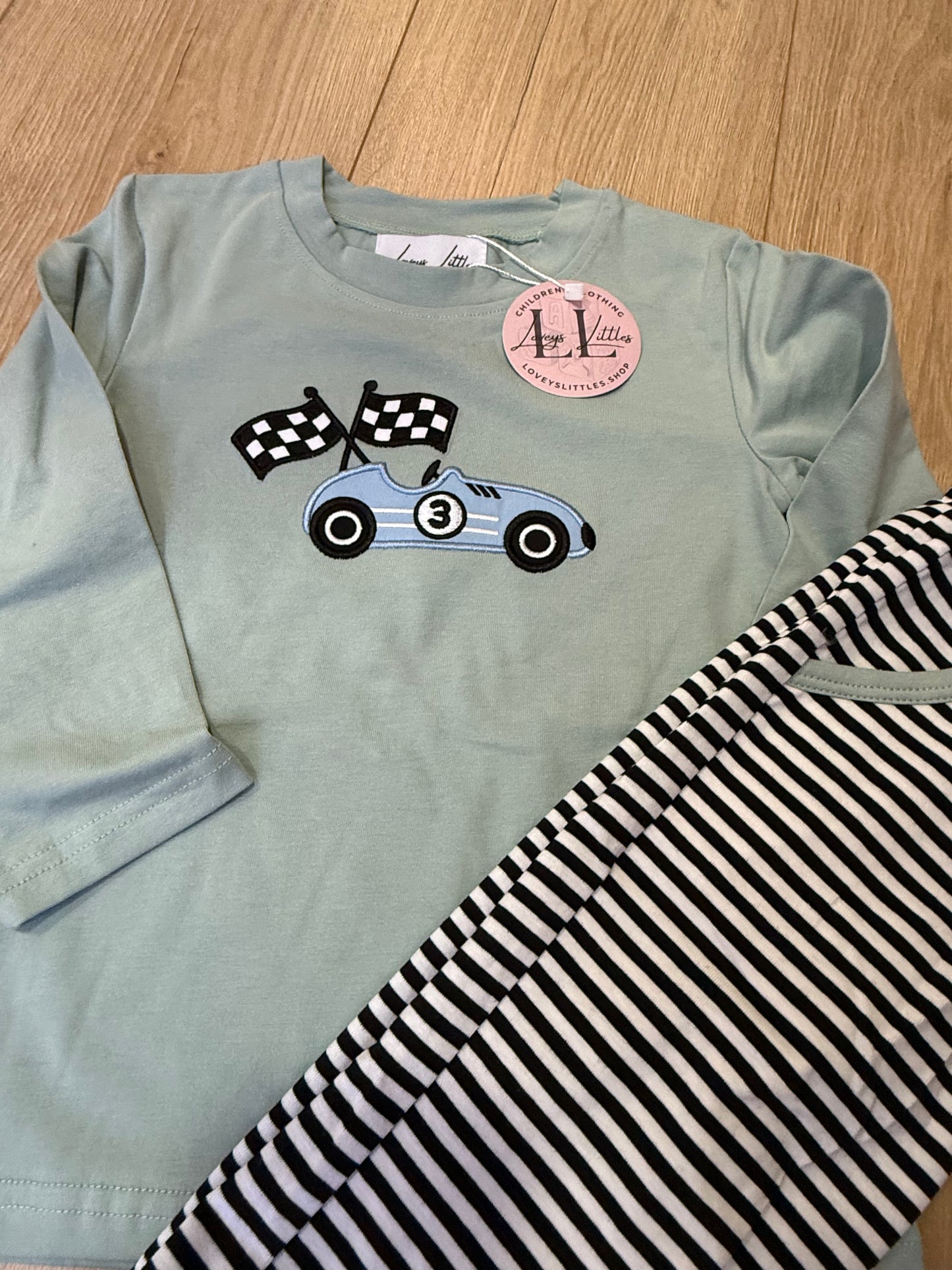 Sage Race-car Jogger Set
