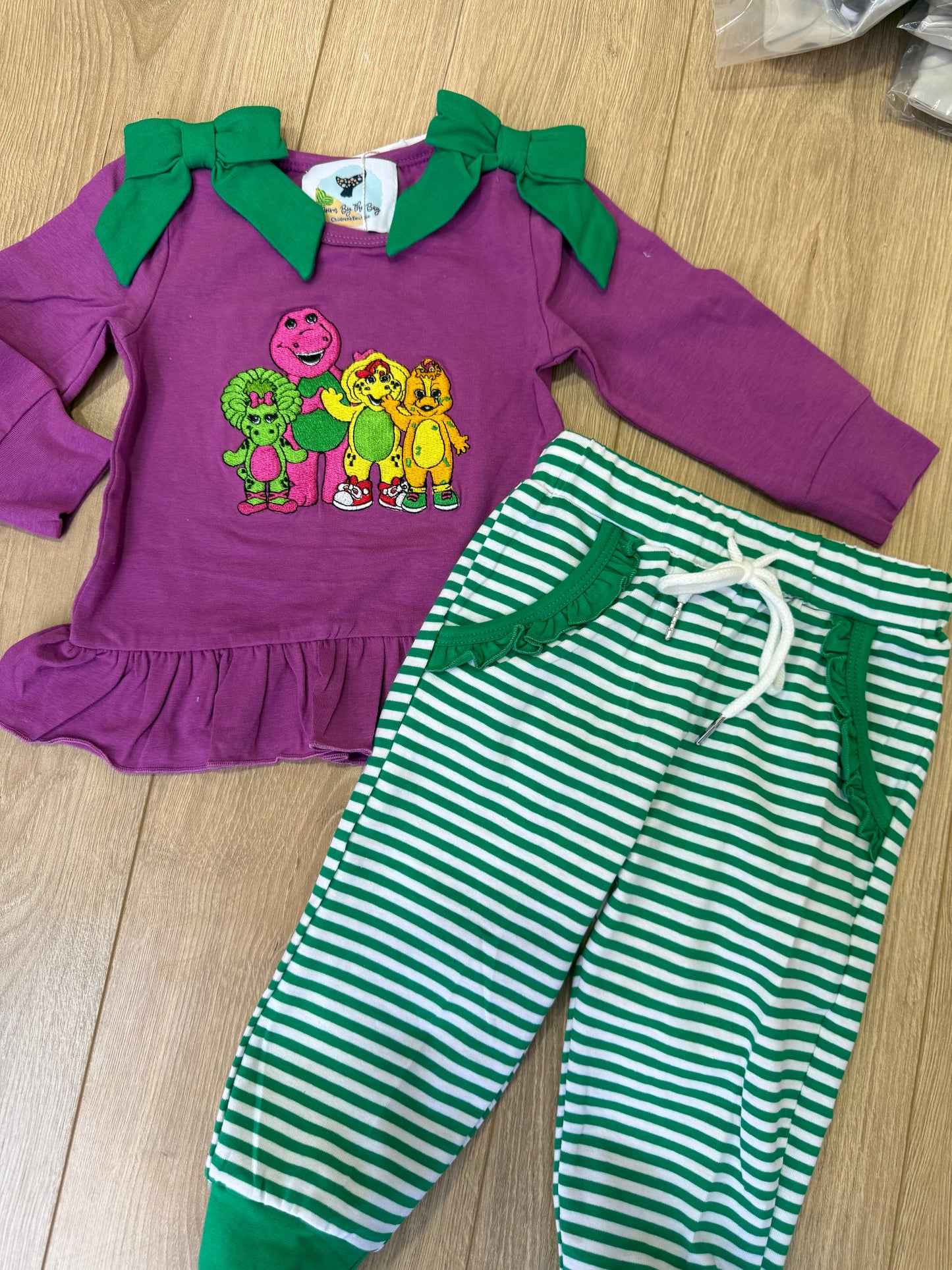 Purple Dino Jogger Set