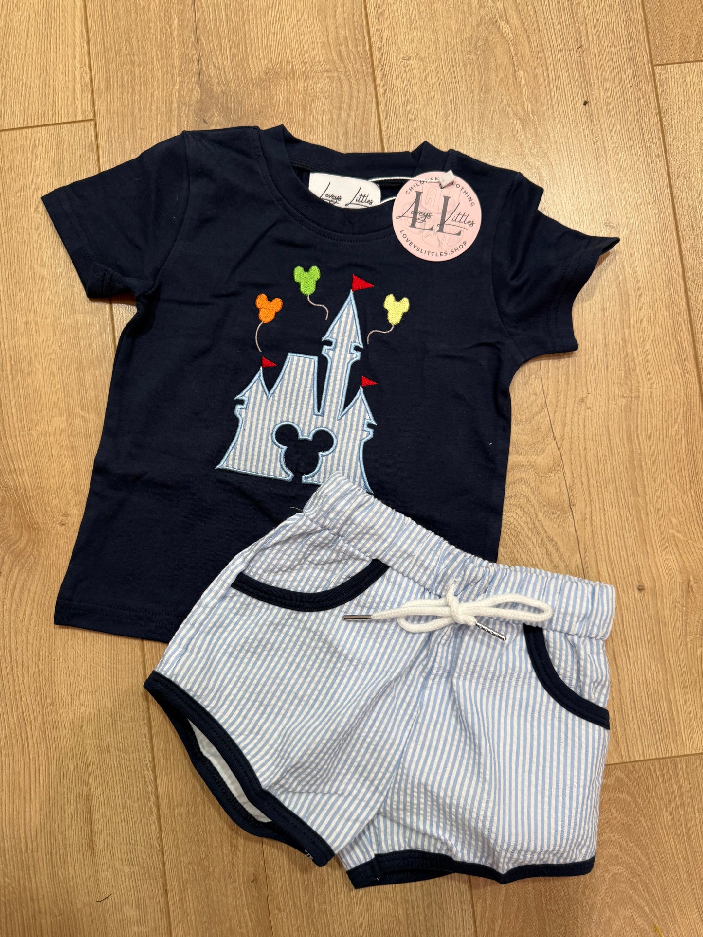 Blue Castle Short Set