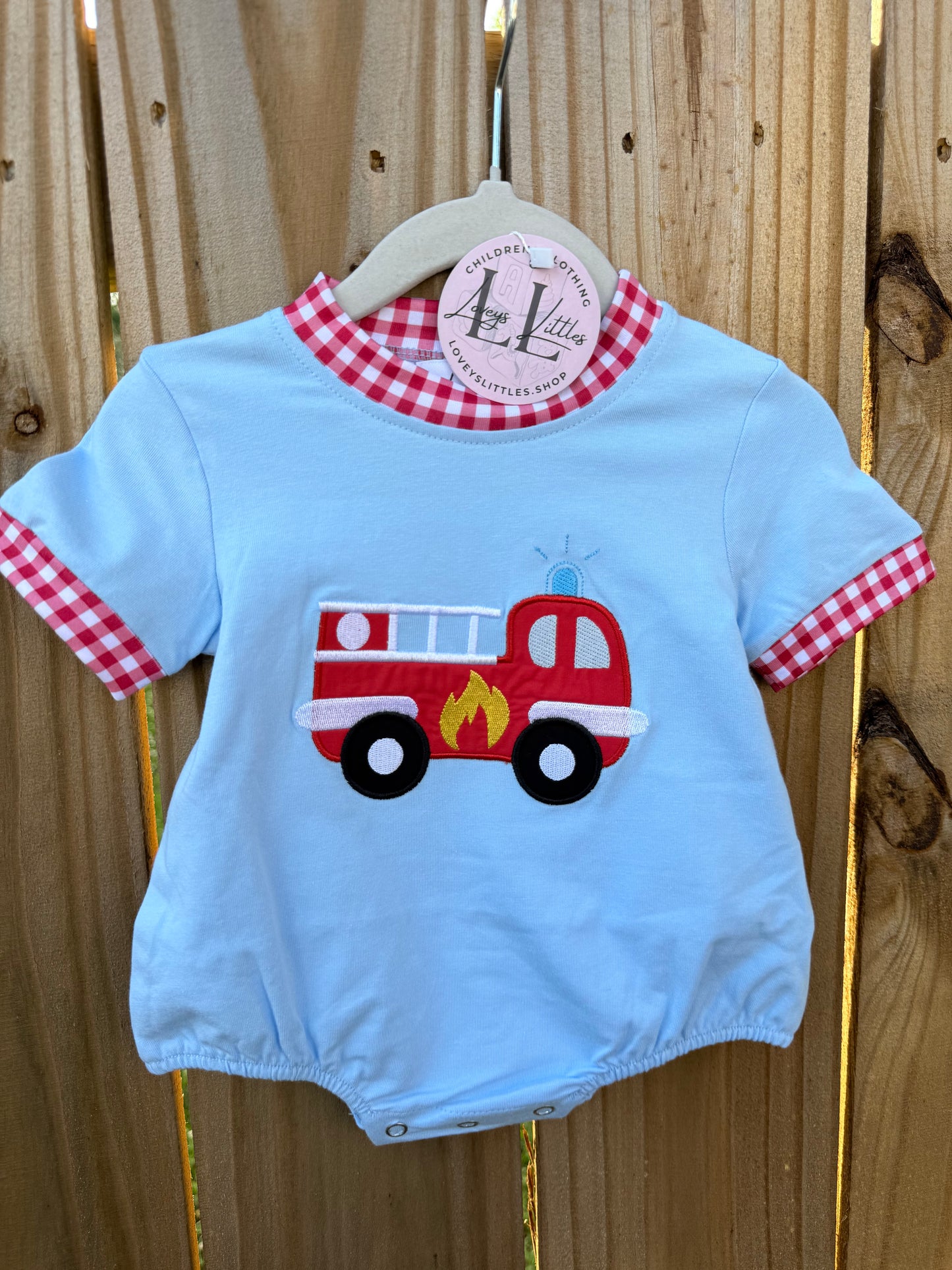 Fire Truck Boy Bubble