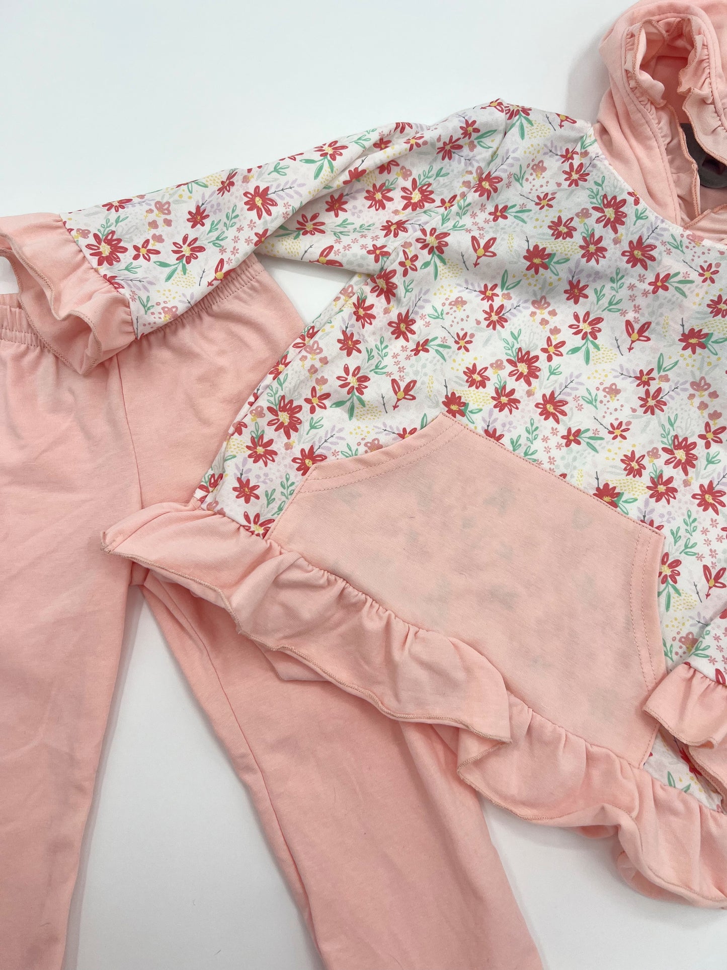 Pink Daisy Jogger Set