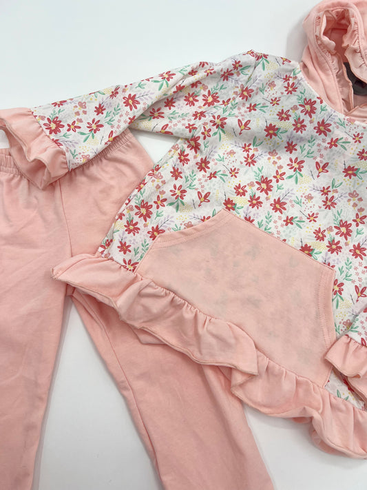 Pink Daisy Jogger Set