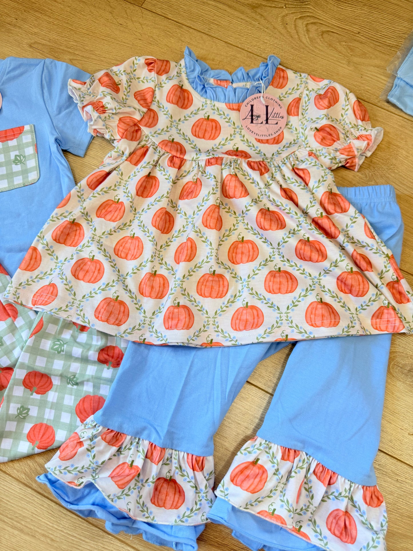 Blue pumpkin sibling collection