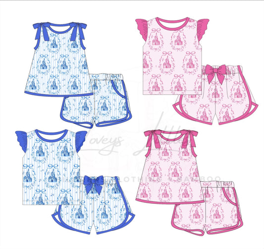 Pink Castle Ruffle Sleeve Set PREORDER