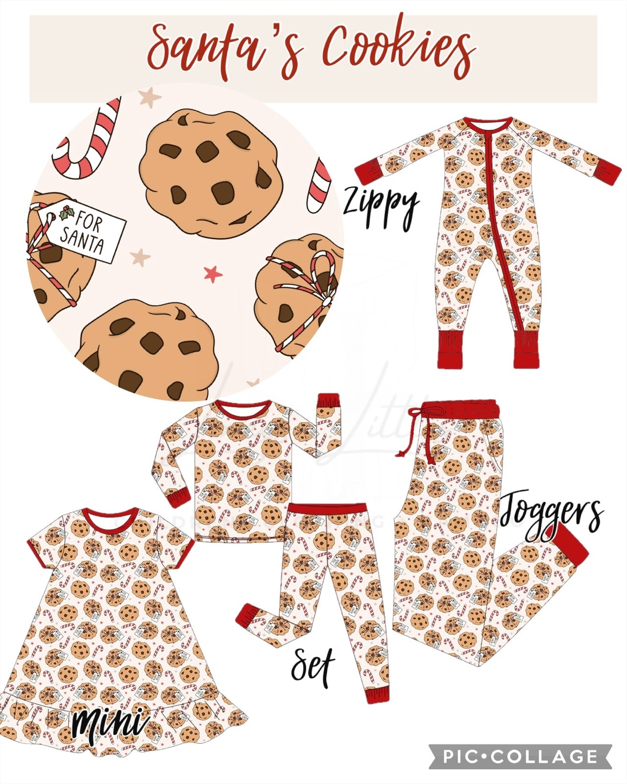 SANTAS COOKIES- BAMBOO
