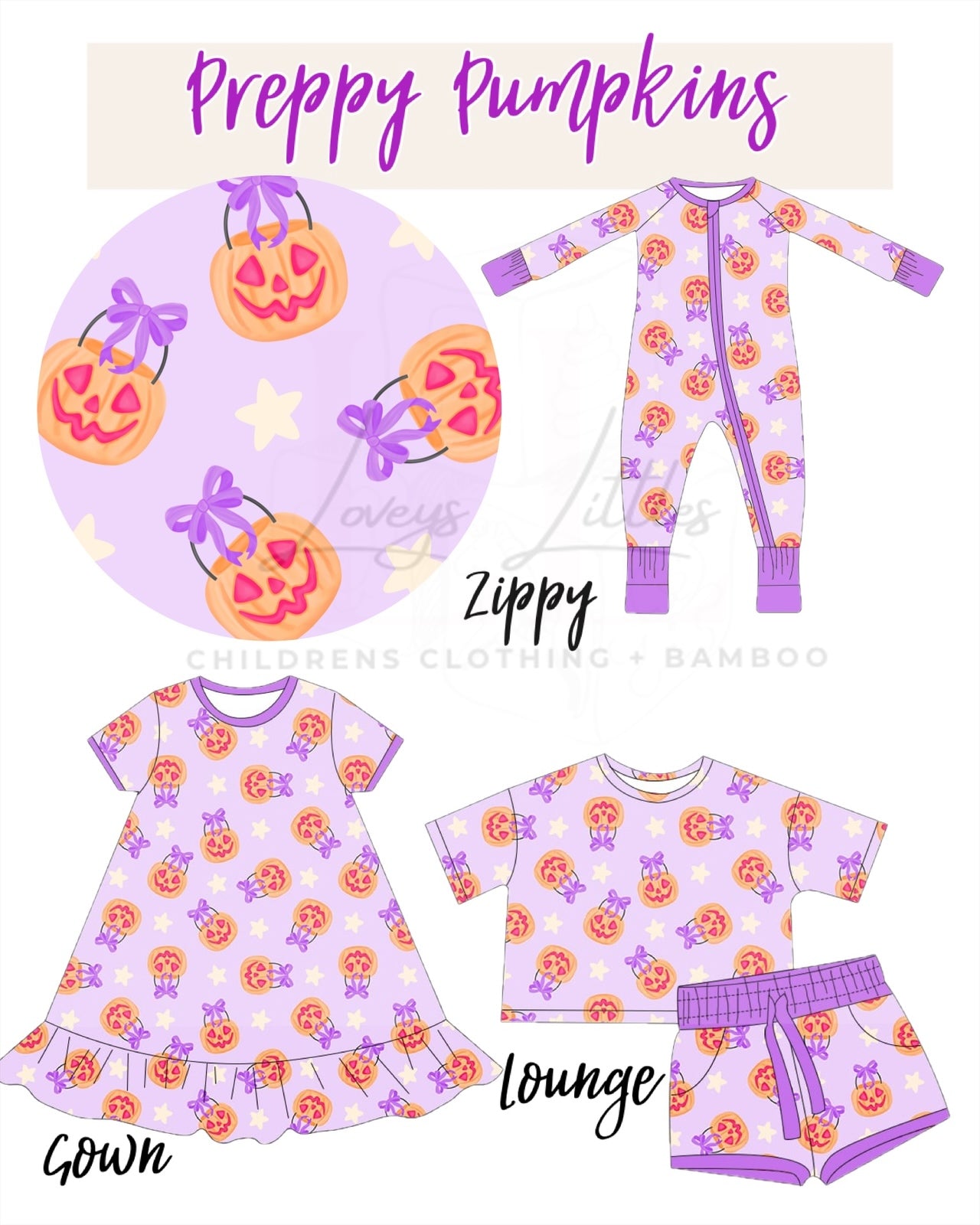 Preppy Pumpkins BAMBOO - PREORDER ETA SEPT