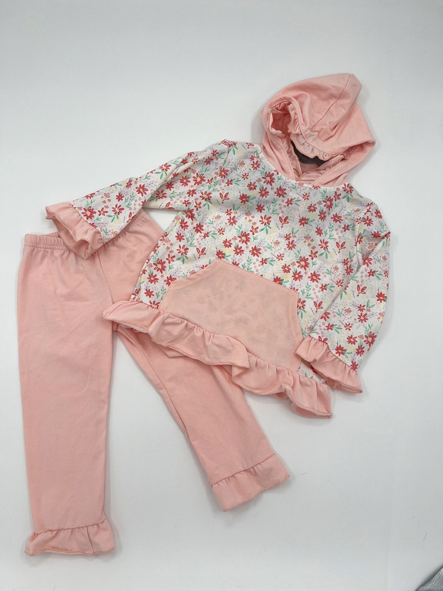 Pink Daisy Jogger Set