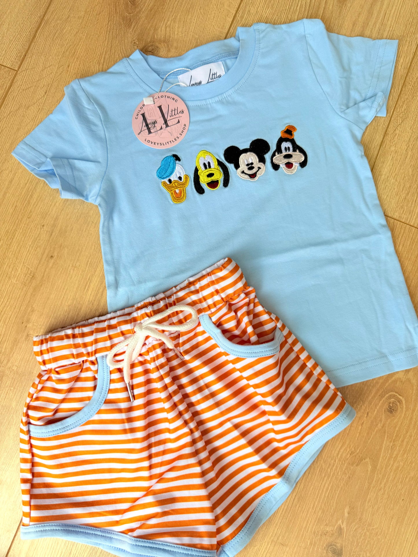 Blue and Orange Boy Mouse pals Set