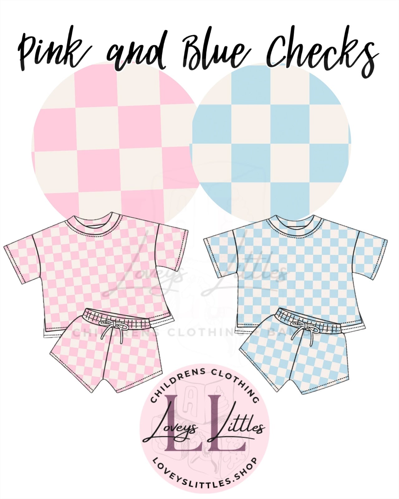 WAFFLE KNIT (BLUE) SETS PREORDER - ETA JUNE